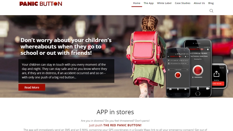 Red Panic Button: quick emergency notifications with location sharing Red Panic Button app for emergency alerts