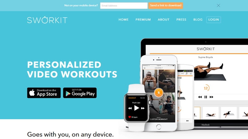 Sworkit Fitness App - Personalized video workouts with custom plans Sworkit app for personalized video workouts on multiple devices