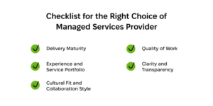How to Choose a Managed IT Services Provider Checklist